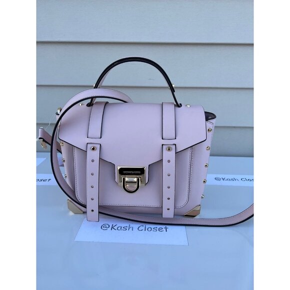 Michael Kors satchel manhattan medium leather powder blush - Picture 3 of 10